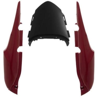 Imagem de Rabeta Completa Kit 3 Peças Titan 150 Ks Es Esd 2009 a 2013 Cromo Fort