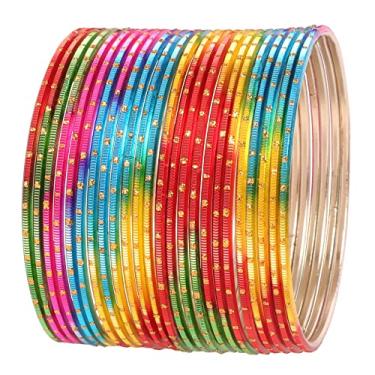 Imagem de Touchstone Bracelete feminino com design atraente e atraente com pontos dourados e lindos pontos dourados de Bollywood indiano para mulheres., Sem pedras preciosas