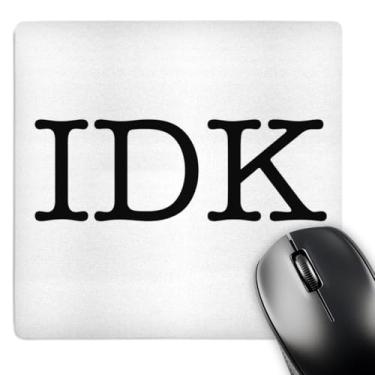 Imagem de IDK, preto - mouse pad, 20 x 20 cm (mp_161175_1)