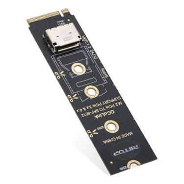 Imagem de Adaptador NVMe para SFF-8612, RIITOP M.2 NVMe PCIe 4.0 x4 para OCuLink SFF-8611 4i Adaptador host para eGPU e SSD