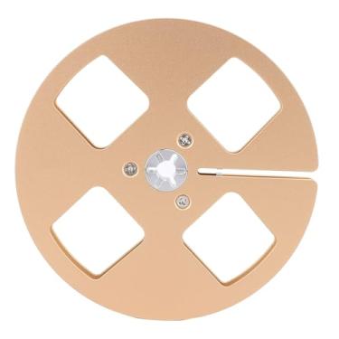 Imagem de Carretel de Fita Vazio de 1/4 5 Polegadas, Carretel Vazio de Liga de Alumínio de 4 Furos para NAGRA para Studer Revox Take Up Reel to Reel Recorder Small Hub Long Play Gravação