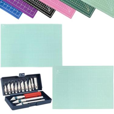 Imagem de Base de Corte Placa Grande A1 90x60 Dupla Face Auto Cura Para Mesa Bancada Kit Estilete Precisão Patchwork Artesanato (Tiffany)