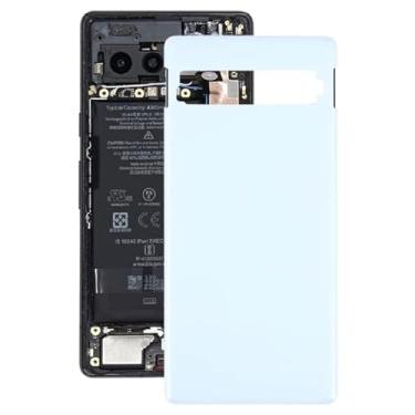 Imagem de Capa traseira do telefone Para o Google Pixel 7A, a tampa traseira da bateria original Reparação telefónica