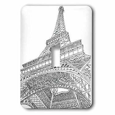 Imagem de Interruptores de luz de parede 3D Rose lsp_123385_1 Torre Eiffel Paris França