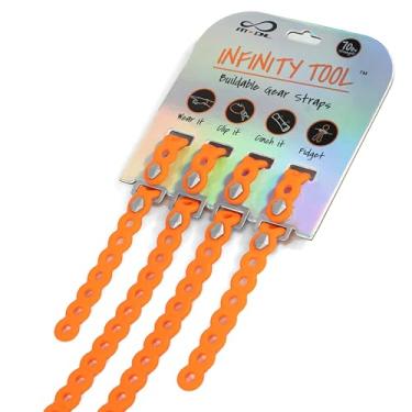 Imagem de MODL Infinity Tool 2.0 Correias modulares (pacote com 4) - Multiferramenta flexível, alça de engrenagem, dispositivo vestível para aventura ao ar livre, sobrevivência, acampamento, viagem, EDC