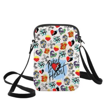 Imagem de WZMPA Bolsa transversal de filme para fãs de Jay & Mal, presente Evil Queen, mercadoria de vilão, Robel Head-cb