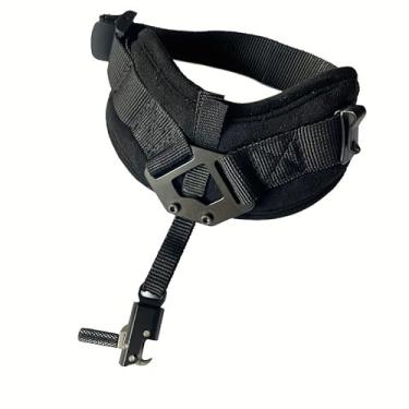 Imagem de JIANZD Liberação de arco para arco composto, alça de pulso confortável, gatilho de liberação de tiro com arco para liberação de flecha, auxiliares de liberação de arco compostos ajustáveis