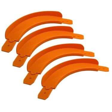 Imagem de Kit 04 Hot Wheels - Pista Curva 90 para Carrinhos de Escala - 3Dmelo