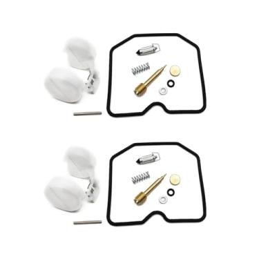 Imagem de Kit de reparo de carburador junta de agulha flutuante e boia de óleo para Kawasaki Eliminator 250 EL250 ZL600 ZL900 EL ZL 250 600 900 A B (2 conjuntos)