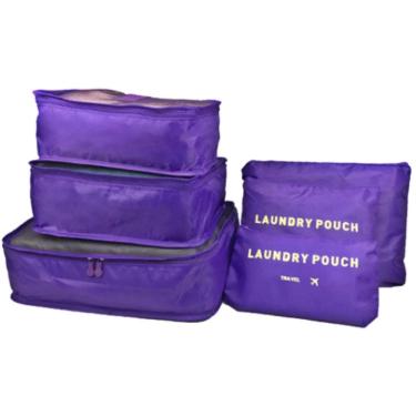 Imagem de Jogo De Necessaire Com 6 Peças Seanite Travel - Lilas