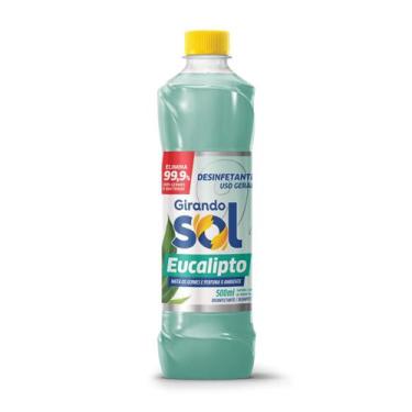 Imagem de Desinfetante Perfumado Eucalipto Girando Sol 500Ml, Desinfetante Líqui