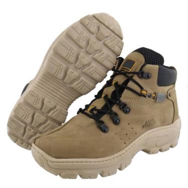 Imagem de Tenis Bota Couro Adventure Ketter Boots Coturno Muito Leve Sola Leviss