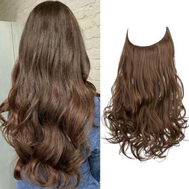 Imagem de Aplique de Cabelo Feminino Longo Alongamento Extensões para Mulheres (Modelo 21, 18 Polegadas (45 cm))