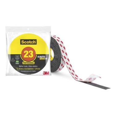 Imagem de Fita Isolante 3M Alta Tensão Auto Fusão Scotch23 - 19mm X 2m