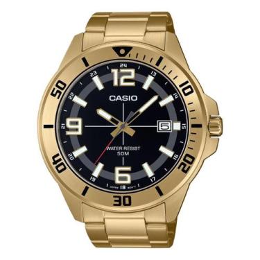 Imagem de Relógio casio masculino dourado mtc-100g-1bvdf