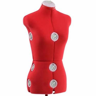 Imagem de Manequim de Costura Ajustável Vermelho - Tam 38 ao 44