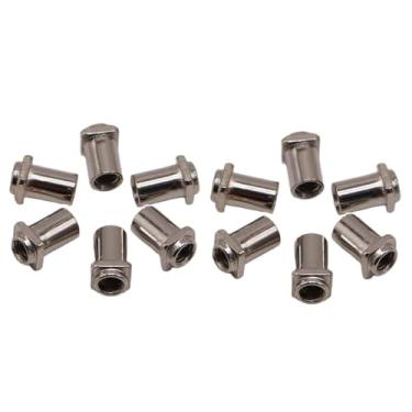 Imagem de Porcas giratórias de tambor, peças de reposição de 10 peças para tambores Tom e Tarola (diâmetro interno de 6 mm)