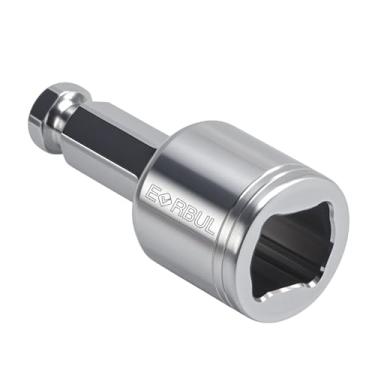 Imagem de EVRBUL Adaptador de guincho Ice House Castle Fish House para furadeira sem fio, aço inoxidável 630, construção de uma peça, tratado termicamente