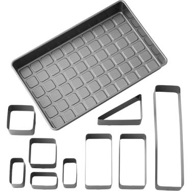 Imagem de Wilton Conjunto de formas de bolo com números e letras da Countless Celebrations, antiaderente, 36,8 x 22,8 cm, aço