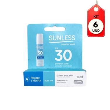 Imagem de Kit C/06 Sunless Protetor Labial Fps30 15ml