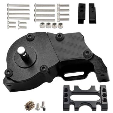 Imagem de Aluminum Alloy Gearbox Assembly Fit for SCX10 LCG 1/10 RC Crawler Scaled Replace Parts