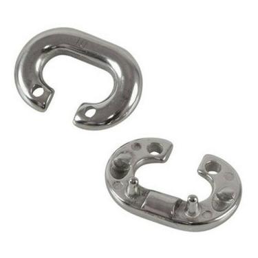 Imagem de Elo De Corrente Conector 6 Mm Acoplamento Em Aço Inox Âncora - Abrolho