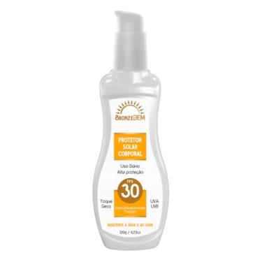 Imagem de Protetor Solar FPS30 120ml BronzeBem - Resistente a água e ao suor, com proteção UVA e UVB, Produto Vegano, Toque Seco, Ideal para uso diário