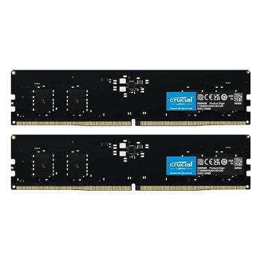 Imagem de Crucial Kit RAM DDR5 de 16 GB (2 x 8 GB), memória de desktop de 5600 MHz, UDIMM 288 pinos, compatível com Intel Core e AMD Ryzen 7000 - CT2K8G56C46U5