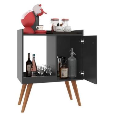 Imagem de Aparador Buffet Cantinho Café Porta Organizadora Linus Decoração Retrô