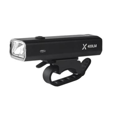 Imagem de YIJU Luz de bicicleta, luz frontal, lanterna resistente e recarregável, farol de bicicleta para todas as bicicletas, ciclistas de montanha e viajantes