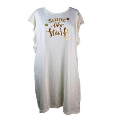 Imagem de Camisola Feminina Poá Top Girl 100% Algodão Plus Size-Feminino