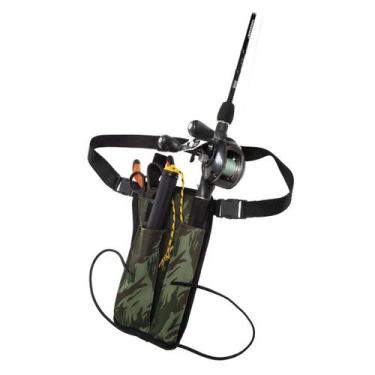 Imagem de Porta alicate de cintura com suporte para vara - BellaPesca, Camuflado