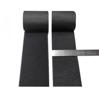 Imagem de Fecho De Contato M+F 100mm X 1 Metro Cor: Preta - Jki