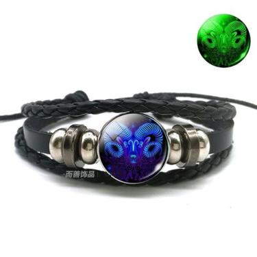 Imagem de Pulseira Unissex Signos que Brilham no Escuro - RECANTOASTRALSITE