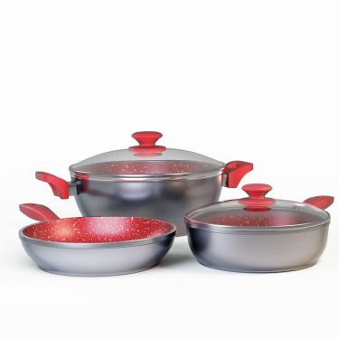 Imagem de Conjunto de Panelas Philco Redstone Pkt408 3 Peças