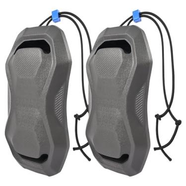 Imagem de OICCTBF 2 peças para-lamas de barco para ancoragem com corda de nylon para borda ou lateral, para-choque de doca de barco, protetor de para-lama marítimo para iates, botes à vela, acessórios para