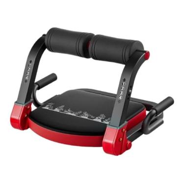Imagem de Máquina de enrolar dobrável para academia em casa, treinador de cachos dobrável ajustável com 3 níveis de resistência, equipamento de exercícios para treino básico, máquina de trituração de cachos