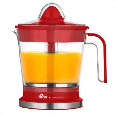 Imagem de Espremedor Turbo 1,2 Litros Kian Esp-100 - Vermelho - 127V