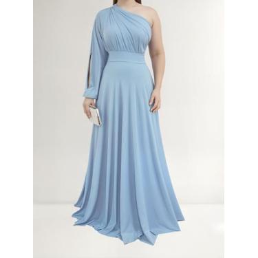 Imagem de Vestido Luxo Para Casamento Formatura, Festa, Batizado - Casual Dress,