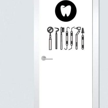 Imagem de Adesivo Para Porta Instrumento De Dentista - Lojinha Da Luc Adesivos