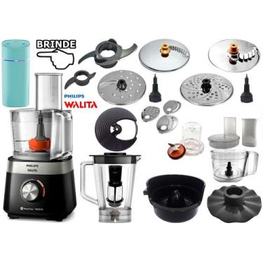 Imagem de Multiprocessador 127V 1000w com 21 itens com 2 anos de garantia cortes