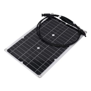 Imagem de Zerodis Painel Solar Monocristalino 20 w Cartão de Carregamento Solar Eficaz para Uso Externo Câmera de Segurança de Bateria de 12V