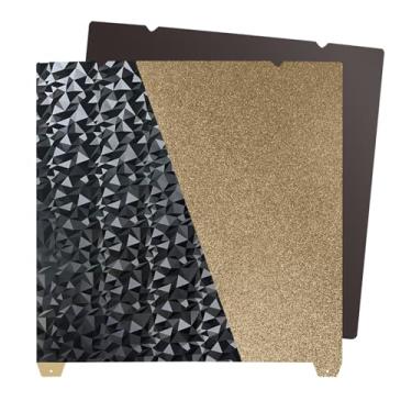 Imagem de IdeaFormer Smooth PEO+Textured PEI Build Plate para K1 Max 310x315mm, Cama de impressão de aço com mola PEO PEI flexível com placa de construção magnética para impressoras 3D Creality K1 Max