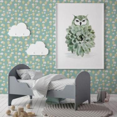 Imagem de Papel De Parede Infantil Balão Amarelo