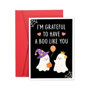 Imagem de Boo Basket Stuffers para mulheres homens cartões de Halloween para namorado, namorada, cesta assustadora para adultos coisas estranhas romance sombrio boo presentes para colega de trabalho elefante