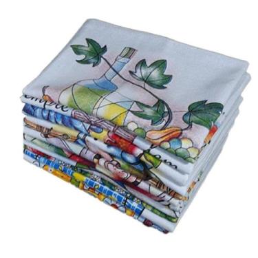 Imagem de Pano De Prato Lomaer Sacaria 45 X 71Cm Estampado 12 Unidades