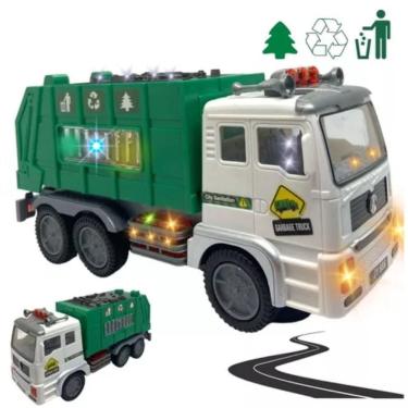 Imagem de Caminhão Ecológico Infantil Educativo Luzes E Som Brinquedo