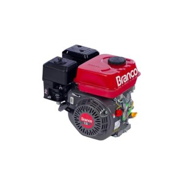 Imagem de Motor Gasolina 7,5cv Eixo H Partida Manual com Alerta B4t-7.5h Branco