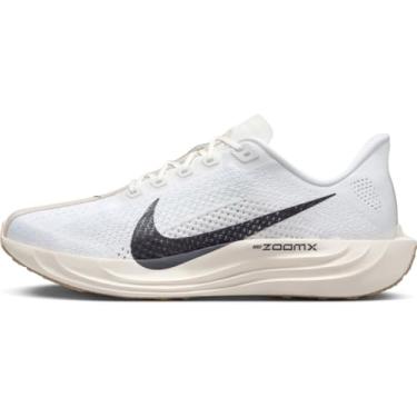 Imagem de Nike Pegasus Plus Road Tênis de corrida masculino (FQ7262-003, tom platinado/fantasma/preto/vermelho universitário), Branco/Vela/Madeira de Orewood Claro/Antracite, 38