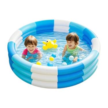 Imagem de Piscinas Para Crianças | Piscina de Quintal para Crianças | Brinquedo de Água com Almofada de Natação Para Diversão em Família em Casa Quintal Acampamento Pátio Interior e Exterior